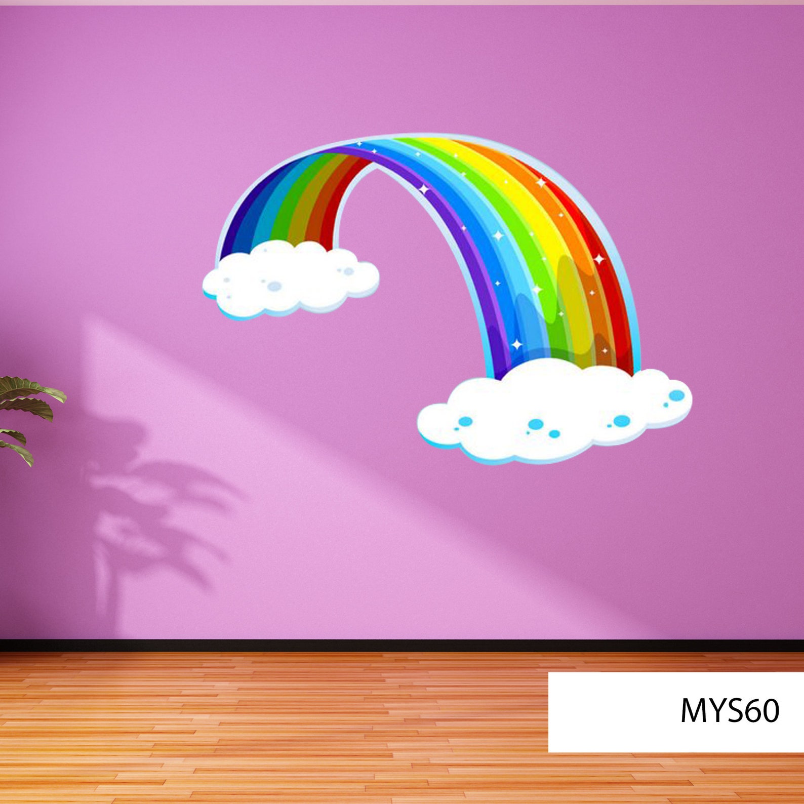 Rainbow Wall Decal Rainbow Wall Decor Baby Bedroom Decor Etsy