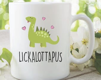 Lickalottapus Coffee Mug: Funny Lesbian LGBT Gift