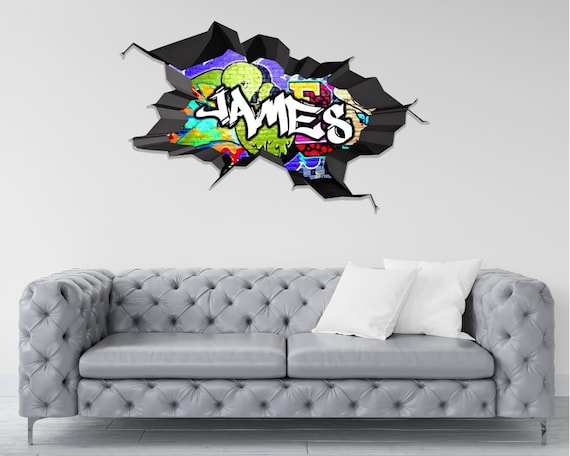 Graffiti wall cheap stickers
