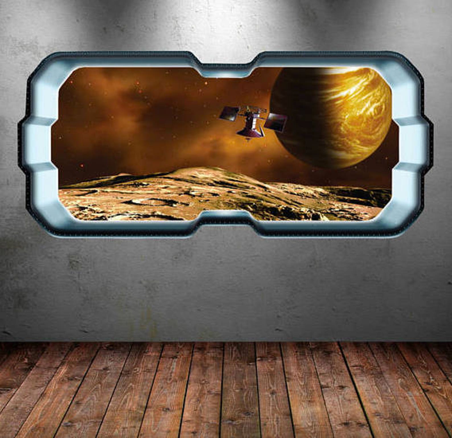 SPACE STICKER DECAL Mars Wall Art Solar System Sticker Mars - Etsy