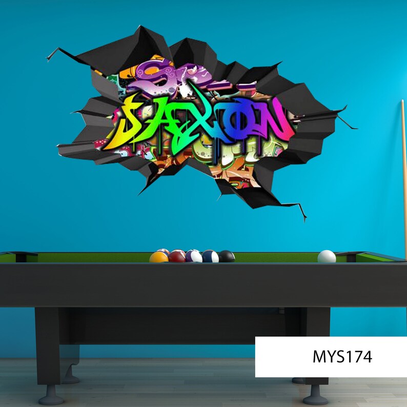 Personalized Wall Art Decal Custom Vinyl Decal Removable Etsy