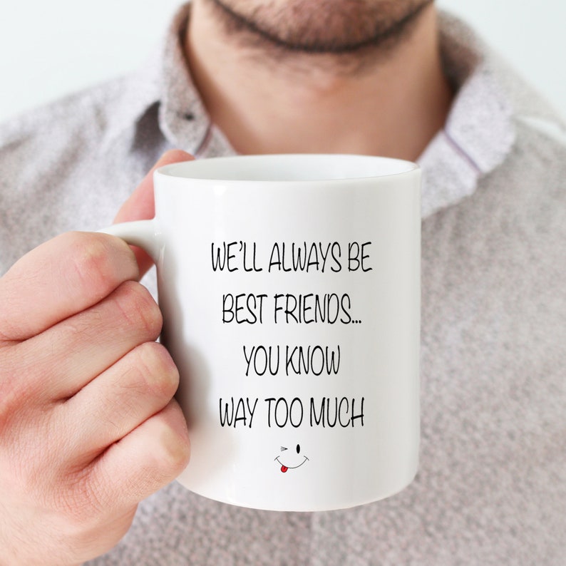 BEST FRIENDS CUP Sublimation Mug Funny Novelty Cup Printed Etsy
