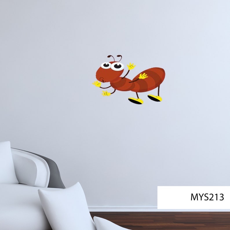 INSECT BUG DECAL Giant Ant Wall Decal Vinyl Wall Mural 3d Etsy