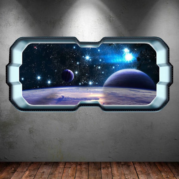 Galaxy Wall Decal Etsy