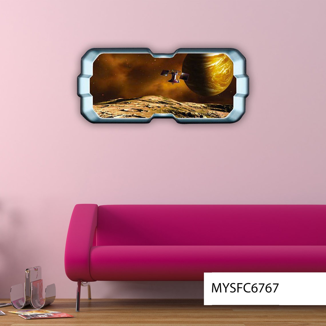 SPACE STICKER DECAL Mars Wall Art Solar System Sticker Mars - Etsy