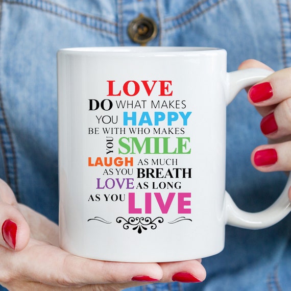 CERAMIC TEA MUGS Statement Tea Mug Unique Coffee Cup | Etsy