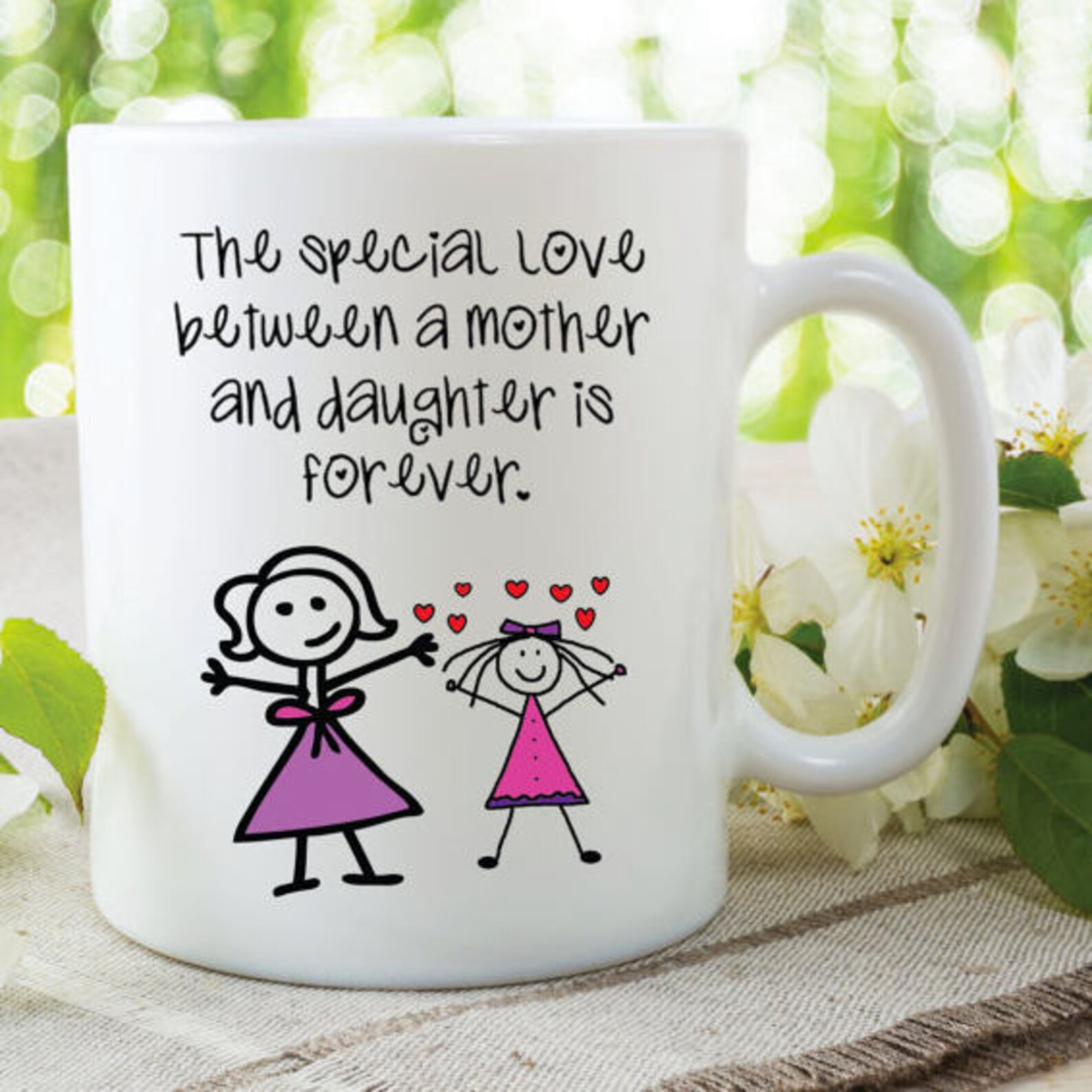 MOM DAUGHTER MUGS Mugs For Mom Funny Novelty Cup Quotes Etsy