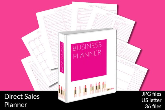 Avon Direct Sales Planner 36 Printable Worksheets Cover and - Etsy