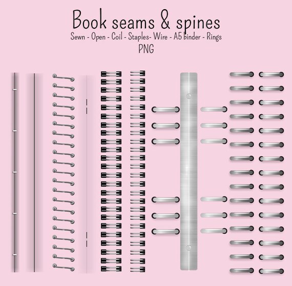 Binder rings digital clip art GoodNotes notability digibujo planner