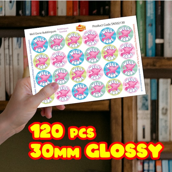 144 Colourful Prase Words 30mm Reward Stckers For Teachers, Parents - View #5