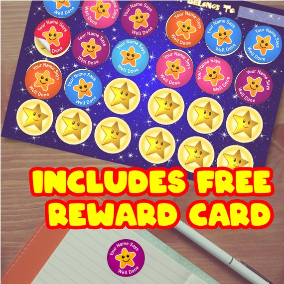 Star Reward Simple Printable Star Reward Stickers