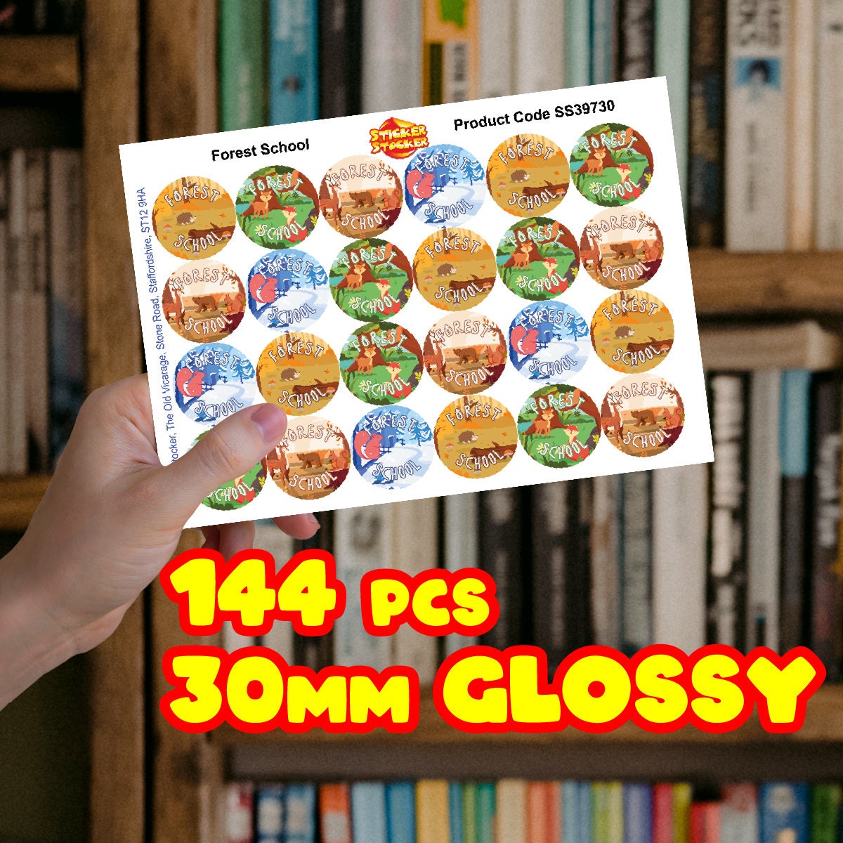 thumbnail image 2 of 144 Forest School Camping Stickers – 30mm Glossy, For Scouts & Outdoor Rewards 2 of 6