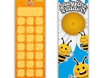 30 Busy Bee Reader Classroom Reading Reward Bookmarks Ideal for School Teachers Children Book Tracker