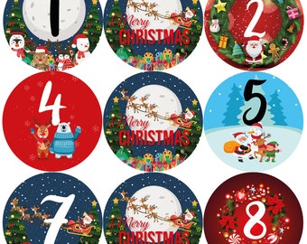 Christmas Teacher Countdown 2022 Images Teacher Countdown | Etsy Uk