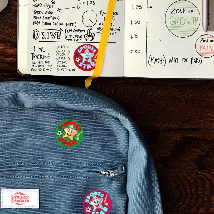 144 Sports Day Star 30 Mm Reward Stickers For Teachers, Parents And Schools - UK - View #6