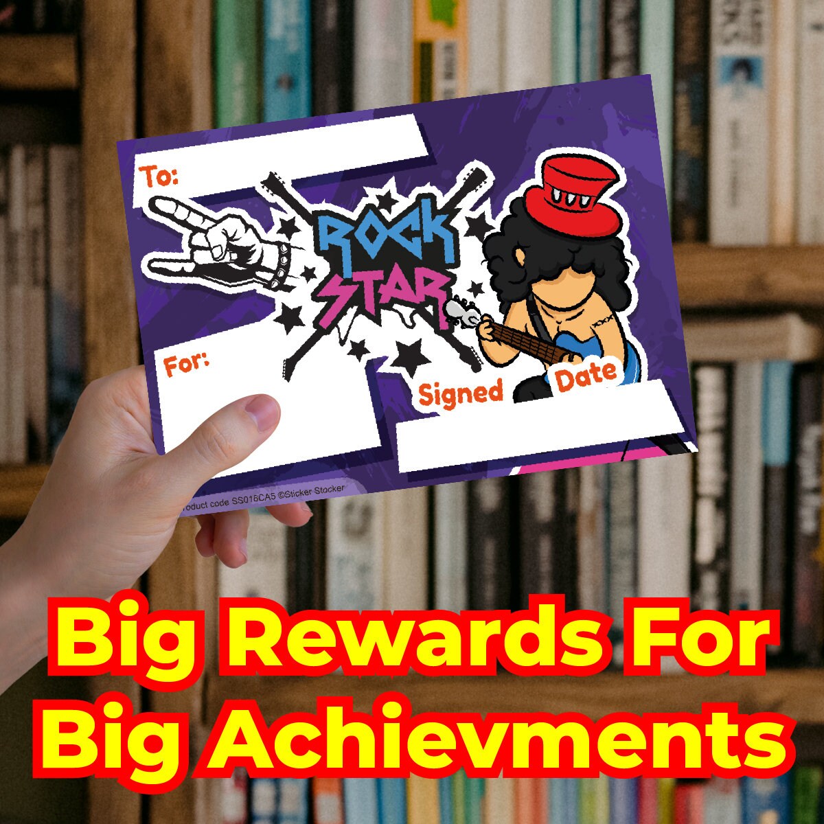 30 Rock Star Award Certificates for School Teachers, A5 Silk Finish ...