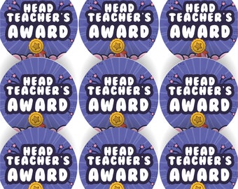 144 Head Teachers Reward 30mm Round Children's Reward Stickers for Teachers Schools