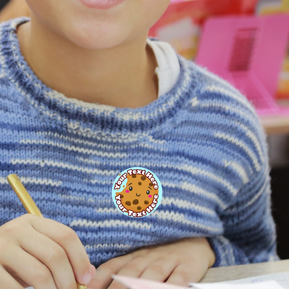 Personalised School Stickers | Emoji Standard Or Scented Stickers. Free Delivery