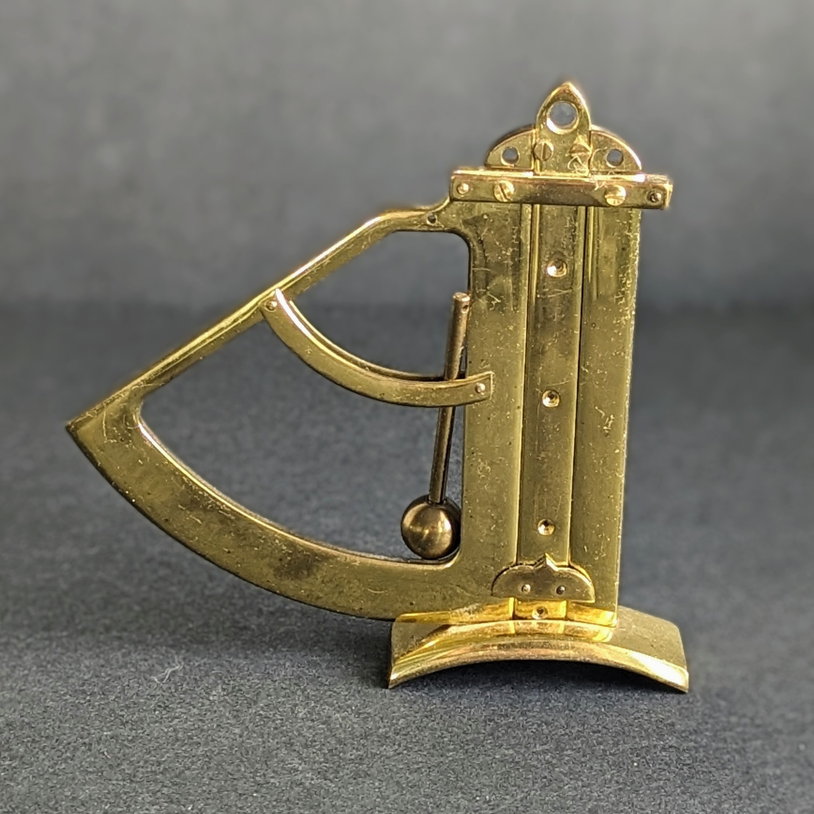 1987 Franklin Mint Instruments of Discovery Brass Gunner