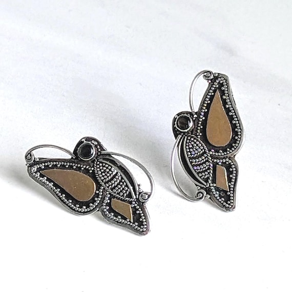 Artisan 925 Silver Butterfly Post Earrings