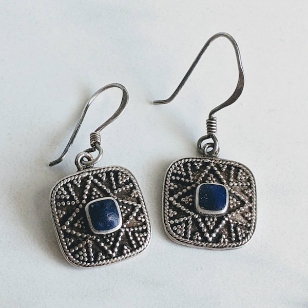 Owl Earrings In Sterling Silver By