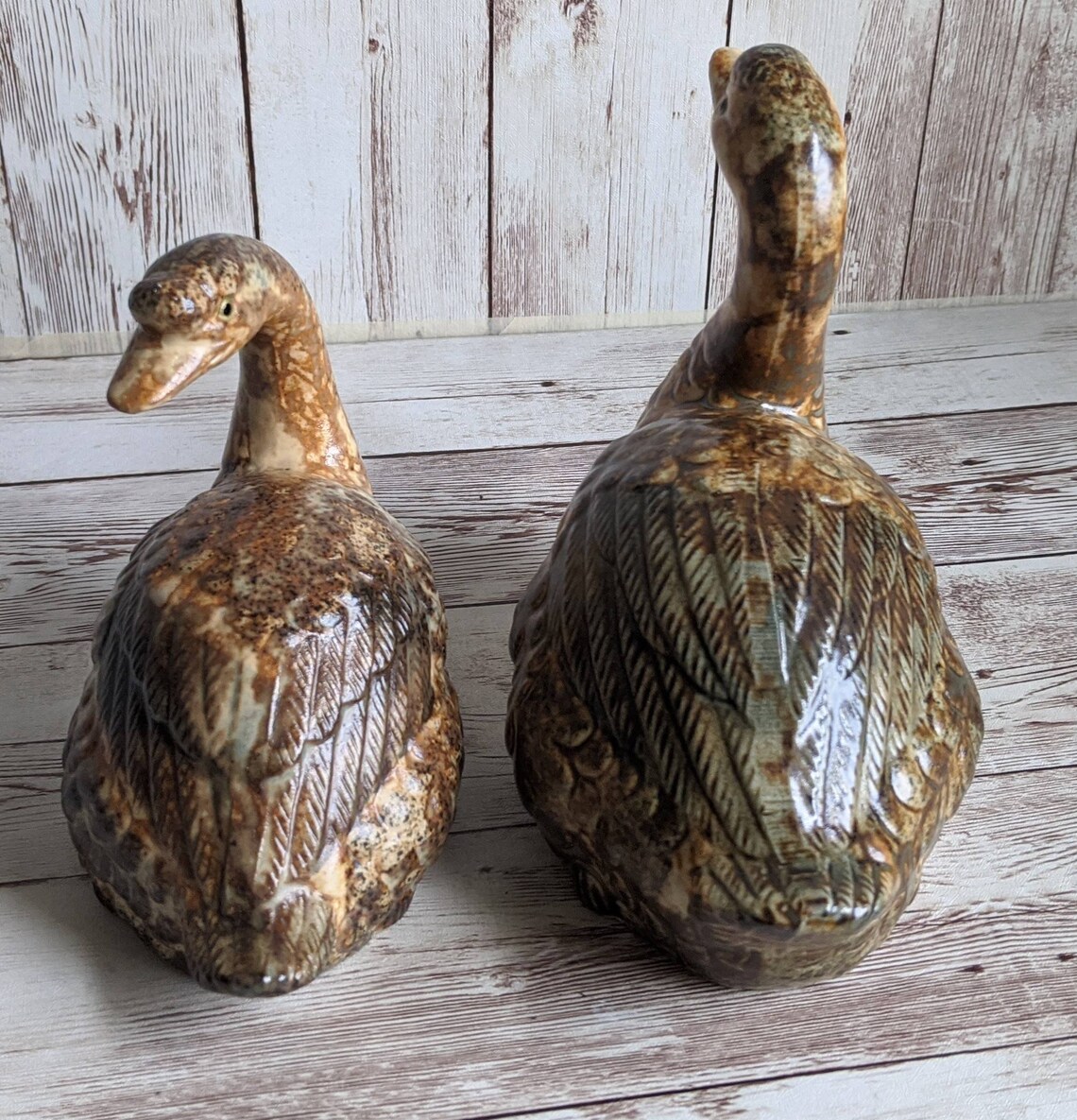 Vintage Pair of Ceramic Ducks Made in Japan LJ Etsy