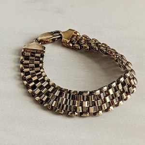 Italian Milor Gold Vermeil 925 Silver Chain Bracelet