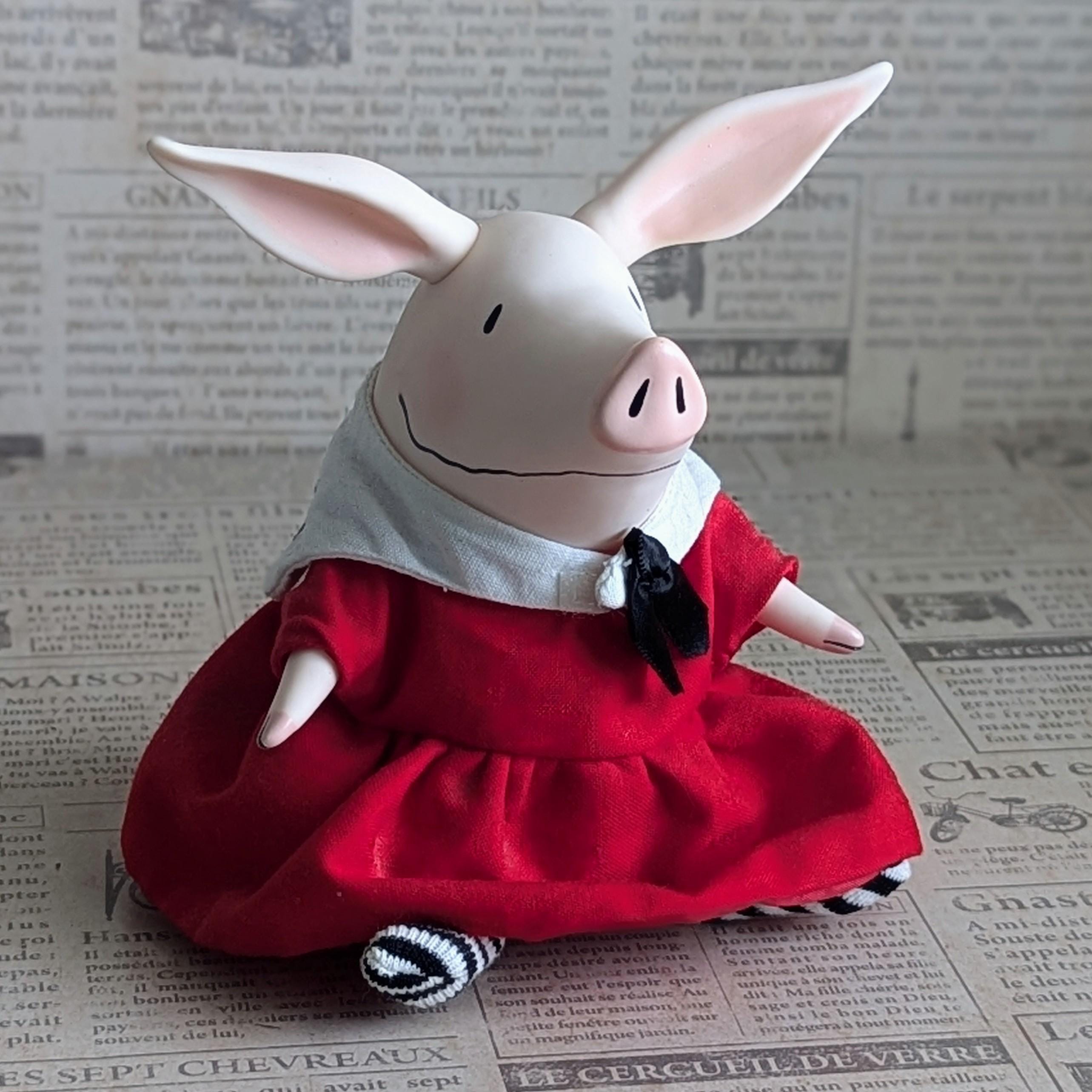 Vintage Madame Alexander Olivia Pig Doll - Original Red Dress - Etsy