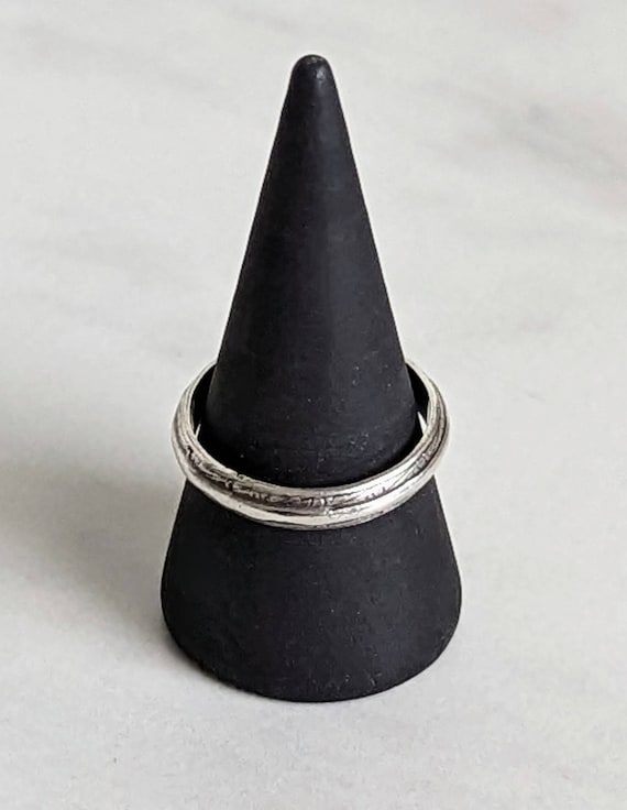 Sterling Silver Stackable Ring - Minimalist Ring … - image 1