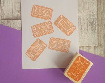 Sello de goma de galleta - Estampado de caucho - Sello de goma para alimentos - Sello de galletas - Sello de goma para hornear - Regalo para panadero - Suministros de scrapbooking