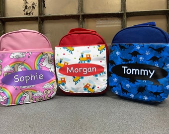Personalised Your Own photo print Kids School Insulated Gamelle Lunchbag