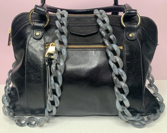 Grey Acrylic Bag Chain: Versatile Phone Lanyard Strap