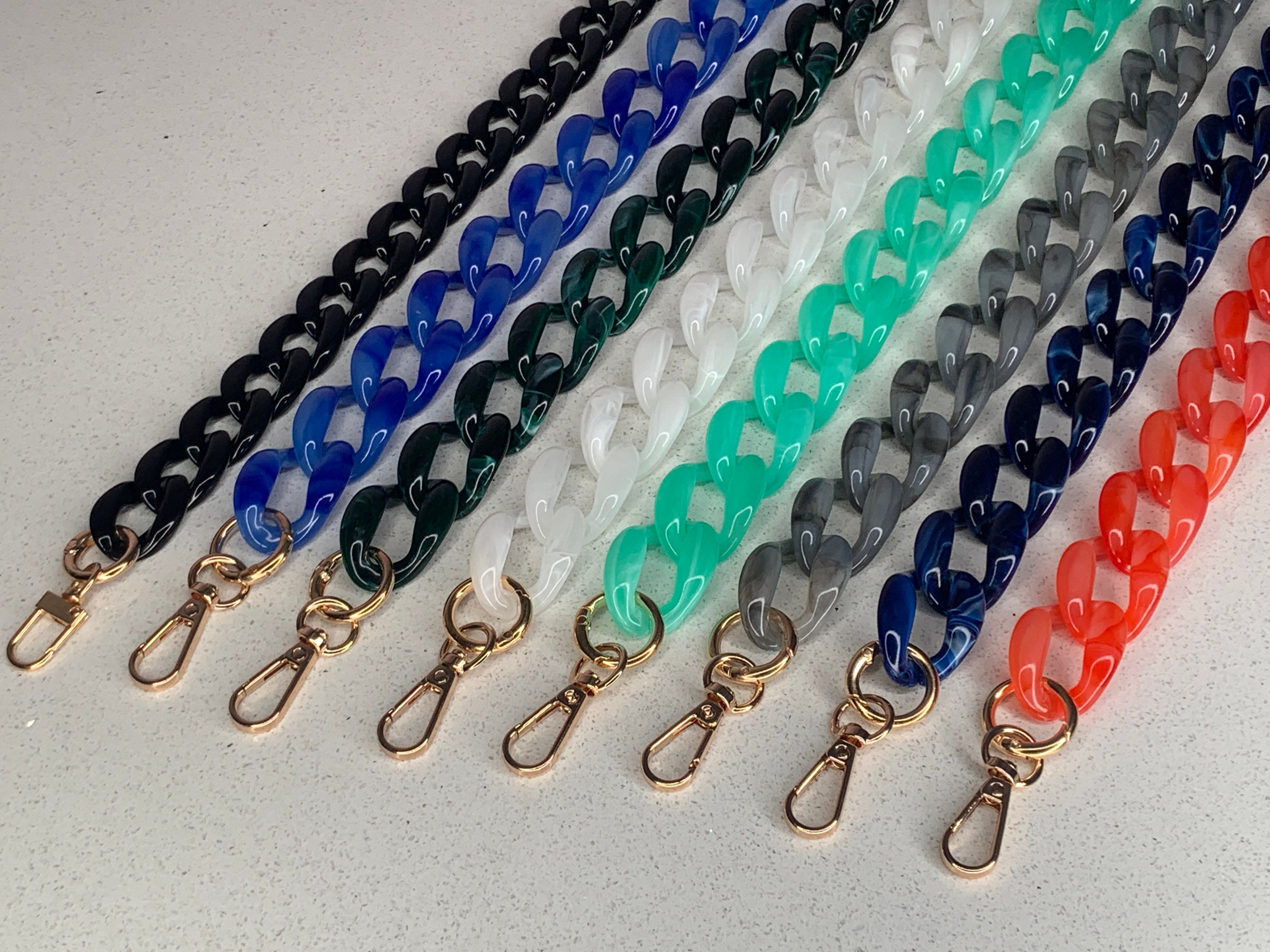 Acrylic Bag Phone Chain Strap Crossbody Lanyard