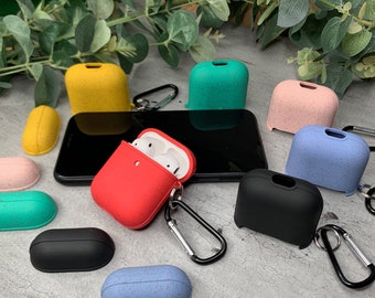 Case for AirPods - Eco Friendly Biodegradable Wheat Straw Cover (1st & 2nd Gen)
