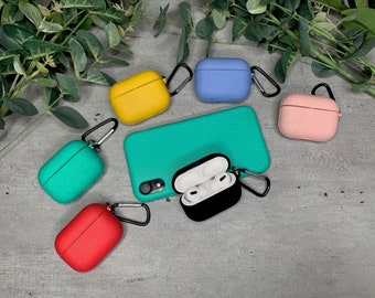 Case for AirPods Pro (1st Gen) - Eco Friendly Biodegradable Wheat Straw Cover