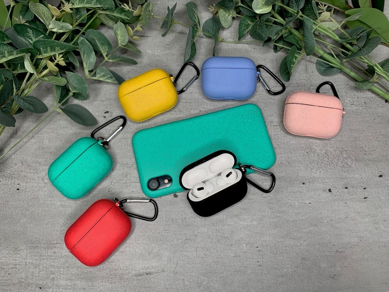 Airpod Pro Case Cover Eco Friendly Biodegradable Wheat Straw Etsy
