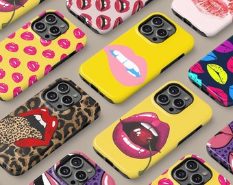Lippen Muster iPhone Case Cover
