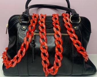 Tasche Kette, Telefonkette, Telefon Schlüsselband, Telefonband, Telefon Halskette, Telefon Fall Schlüsselband, Crossbody Telefonband, Crossbody Telefonkette, Orange