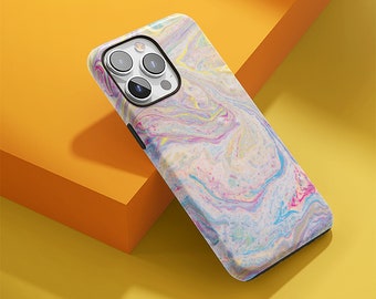 Marble Phone Case For iPhone 15 14 13 12 11 Max Pro Mini Plus 7 8 SE X XR Full Wrap Cover - #057