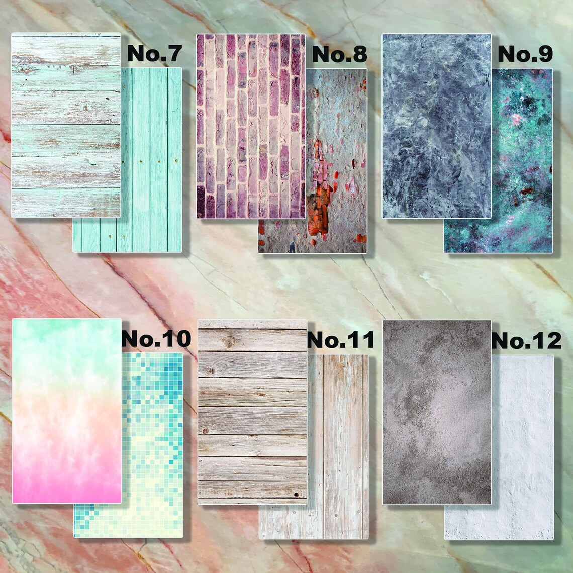 Flexible Tabletop Photography Backdrops Waterproof Wipeable Etsy