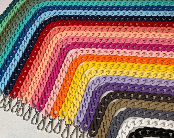 Acrylic Phone Chain: Colorful Bag Strap, Phone Lanyard