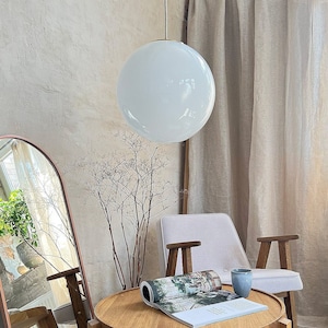 Large ball pendant light, hanging lamp image 1