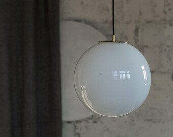 Large ball pendant light, hanging lamp