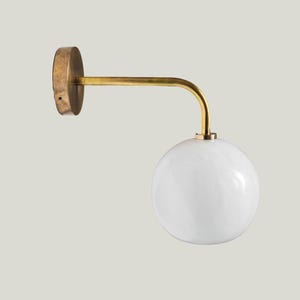 Selene - alabaster wall light, wall mounted lamp, bedside wall lamp