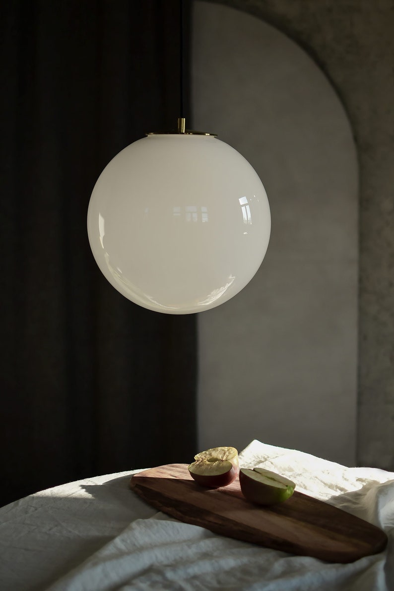 Large ball pendant light, hanging lamp image 2