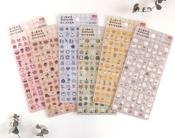 Made in Japan Summer Drinks&Sweets&Sanrio Sticker Collection Seal Daiso  5sheets