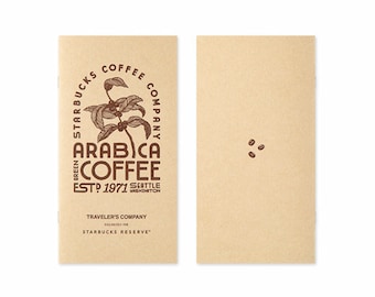 STARBUCKS TRAVELER'S notebook 茶 TRAVELER'S notebook Starbucks Reserve Roastery Camel passport size