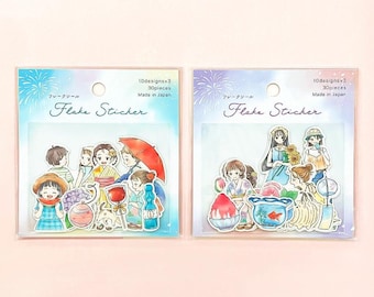 Flake sticker -Summer Kids2/Summer Girls2- from Japan by GAIA