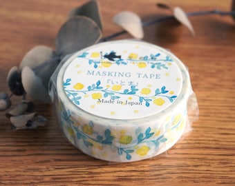 Cinta adhesiva Washi "Leave" de Seitousha de Japón