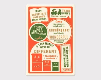Cuaderno TRAVELER'S con base tamaño pasaporte 2027 -Cada cuaderno TRAVELER'S es único y eso es maravilloso- Fábrica Traveler's